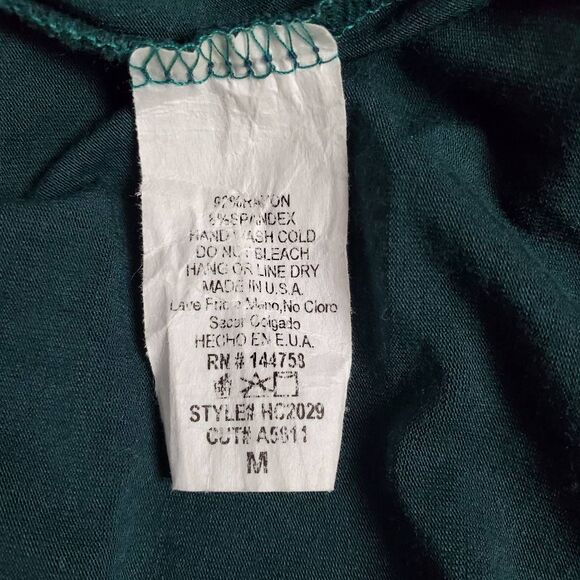 Lime & Chili Green Criss Cross Neck Short Sleeve Tunic Top Women’s XL - Picture 6 of 7